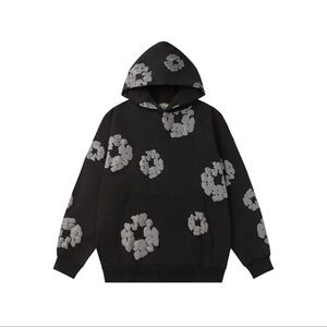 Denim Tears Graphic Hoodie Black Gray | Men’s Medium | New With Tags